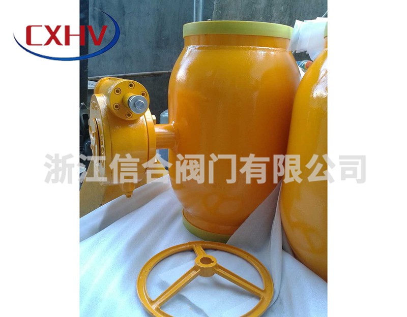 溫州渦輪式全焊接球閥